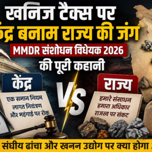 खनिज संसाधनों पर टैक्स लगाने का अधिकार किसका है केंद्र का या राज्यों का? यह सवाल अब एक बार फिर देश की राजनीति और संवैधानिक बहस के केंद्र में है।