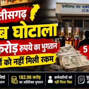 छत्तीसगढ़ शराब घोटाला: 183 करोड़ रुपये का भुगतान, कर्मचारियों को नहीं मिली रकम, 5 कंपनियों पर आरोप, 42 आरोपी